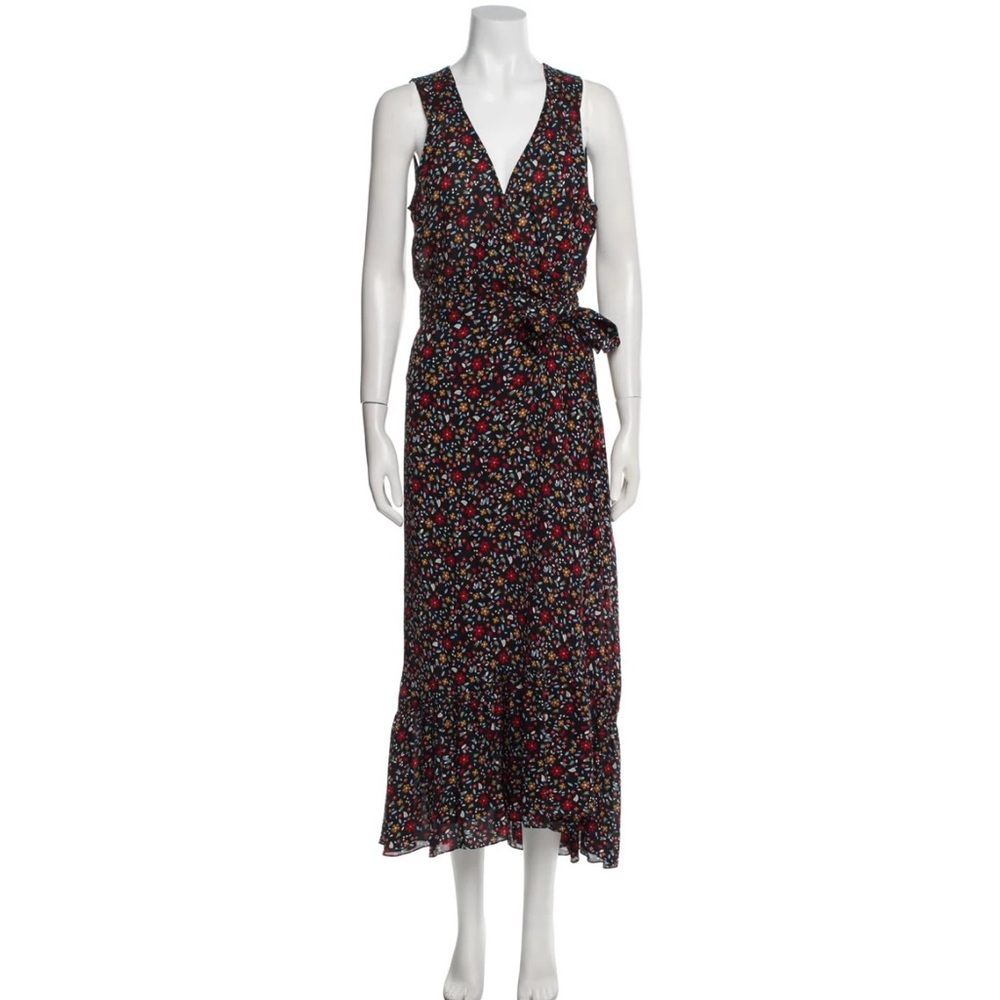 A.L.C. Black Floral Maxi Dress